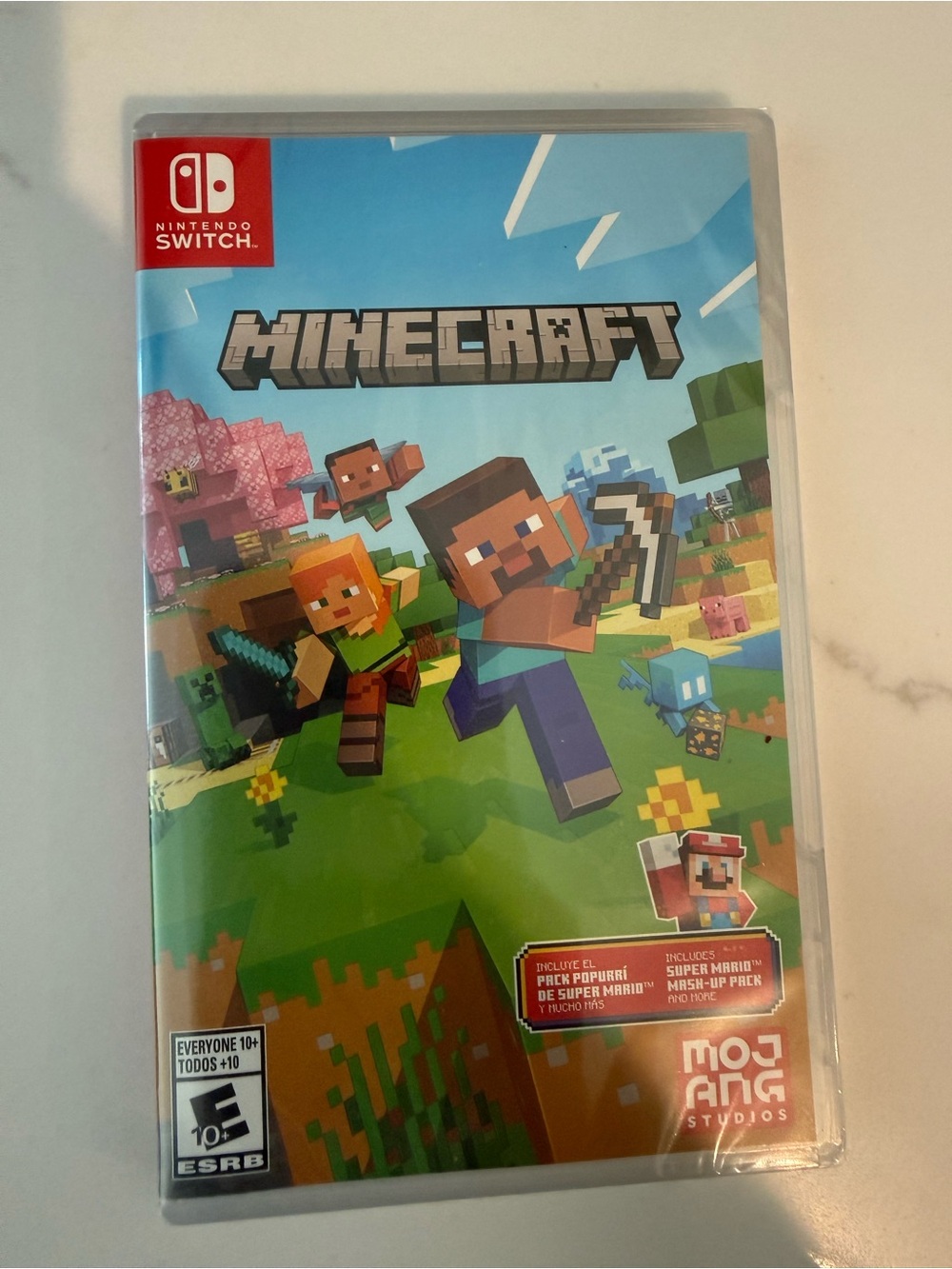 Minecraft for Nintendo Switch- Green/Blue Cover